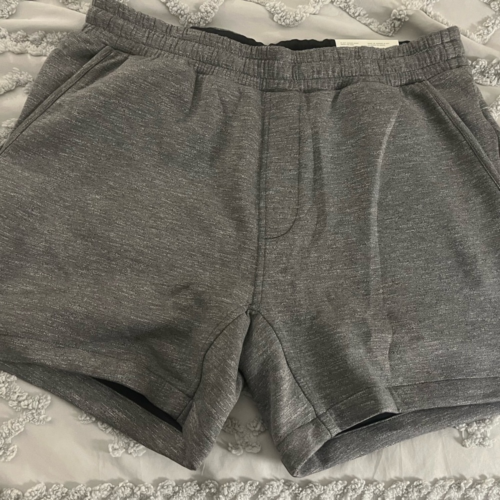 American Eagle Outfitters Heather Gray Jogger Shorts